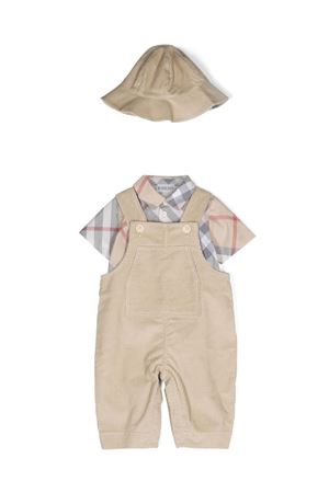 set in cotone beige BURBERRY KIDS | 8095623A2015